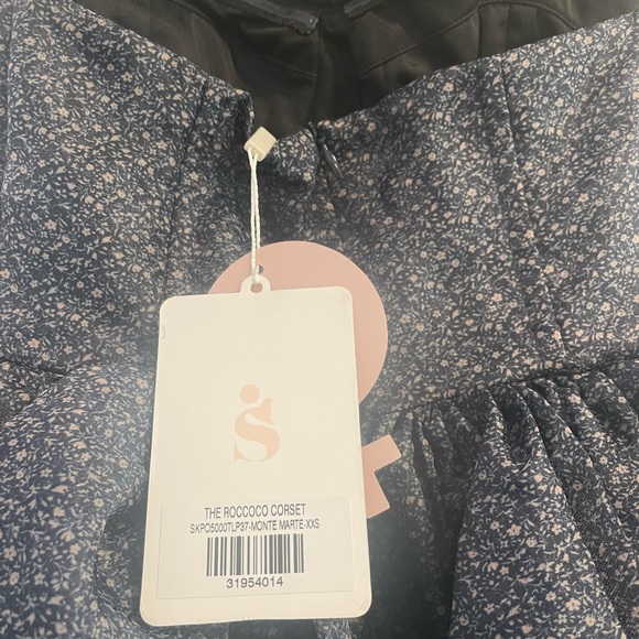 NWT Selkie corset mini dress XXS. Strapless - Picture 5 of 7